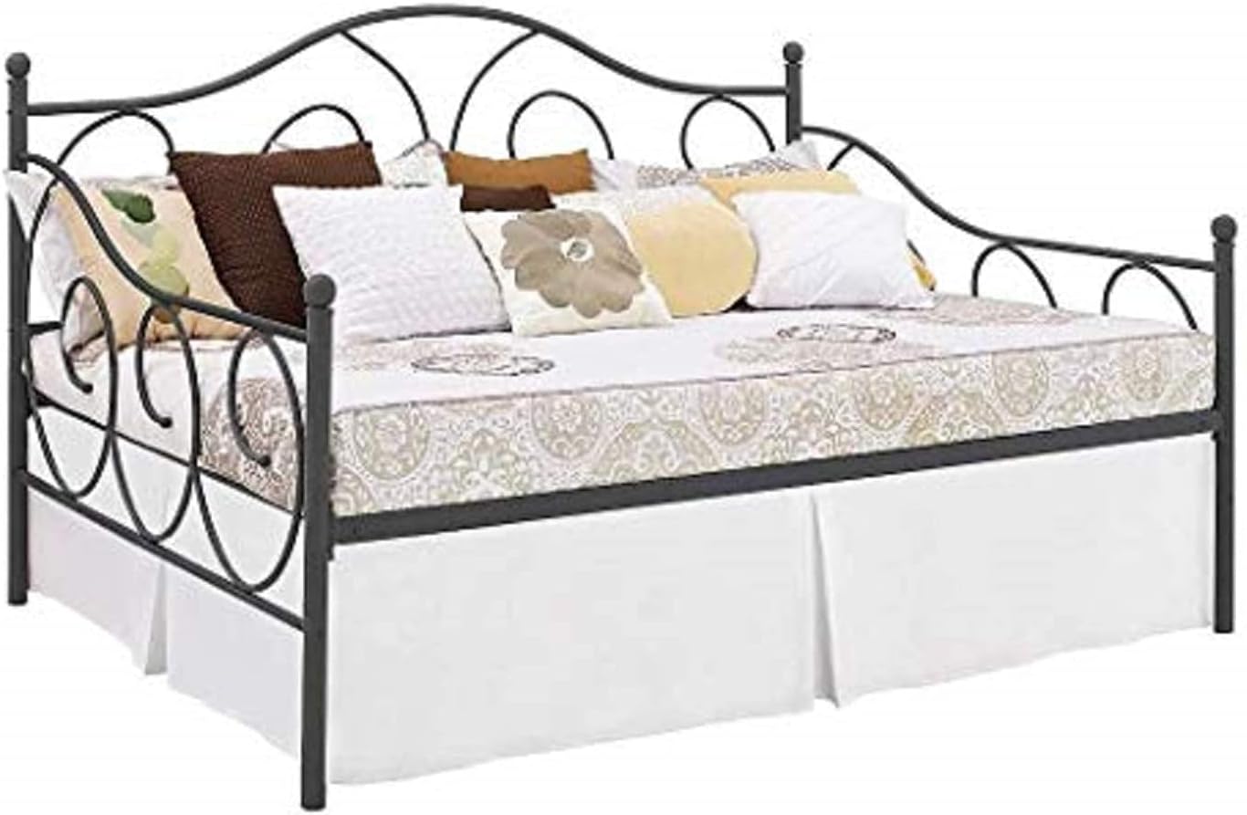 Pleated Daybed Skirt, Easy Fit 16" Inch Bed Skirt, Soft