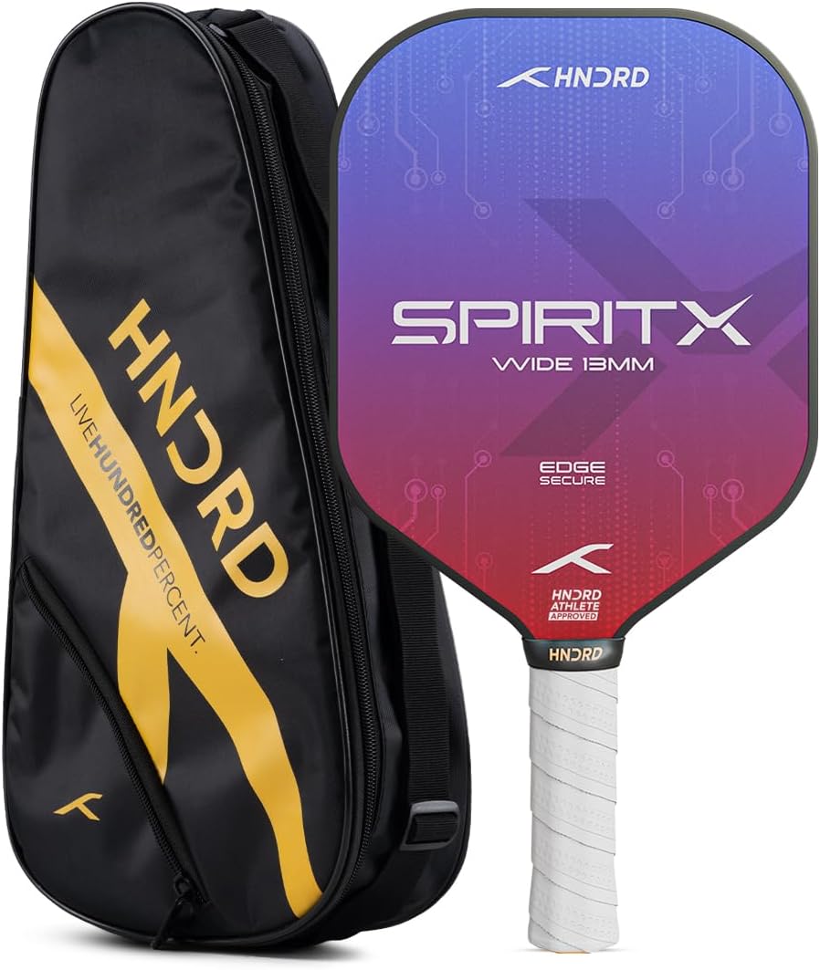 Hundred Spirit-X Wide Pickle Ball Paddle (Blue/Red)