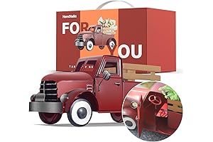 Nostalgic Red Metal Truck