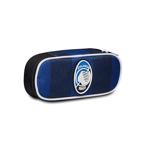 Immagine del prodotto Seven Bustina Scuola Elementare Round Plus, ATALANTA, Blu Nero, Portapenne Scuola Mono Scomparto, Astuccio Scuola Bambini Ragazzi, Scuola Elementare, Scuola Media