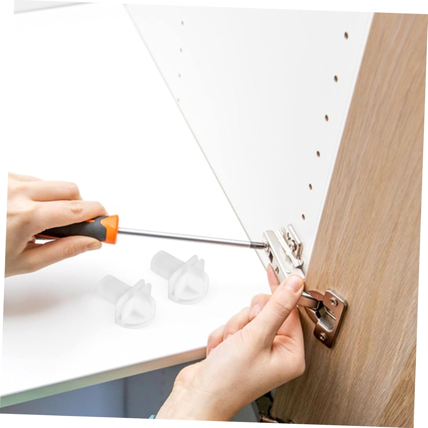 Cabilock Plastic Wire Cube Connectors 8pcs Shelving Connectors Modular Storage Easy Assembly