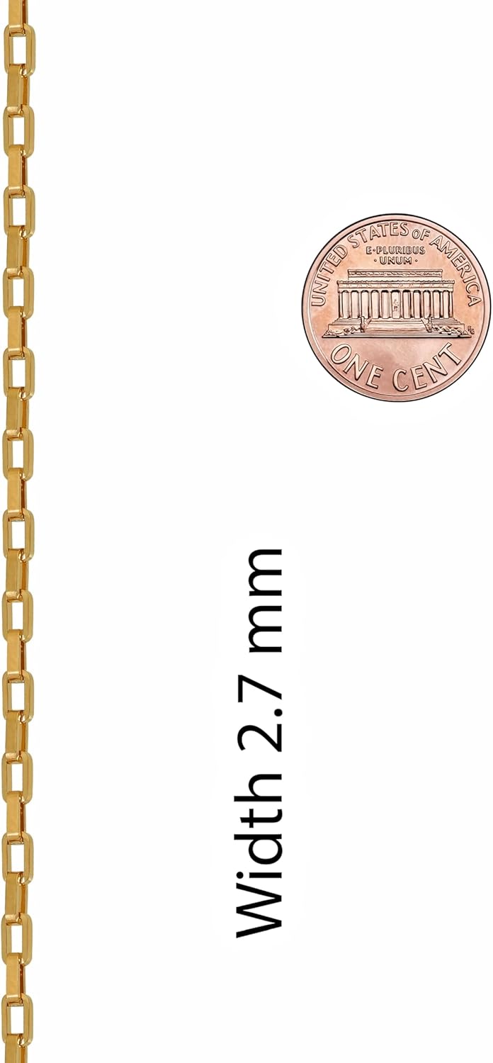 LIFETIME JEWELRY Paperclip Chain Necklace for Men and Women 24k Real Gold Plated Necklace