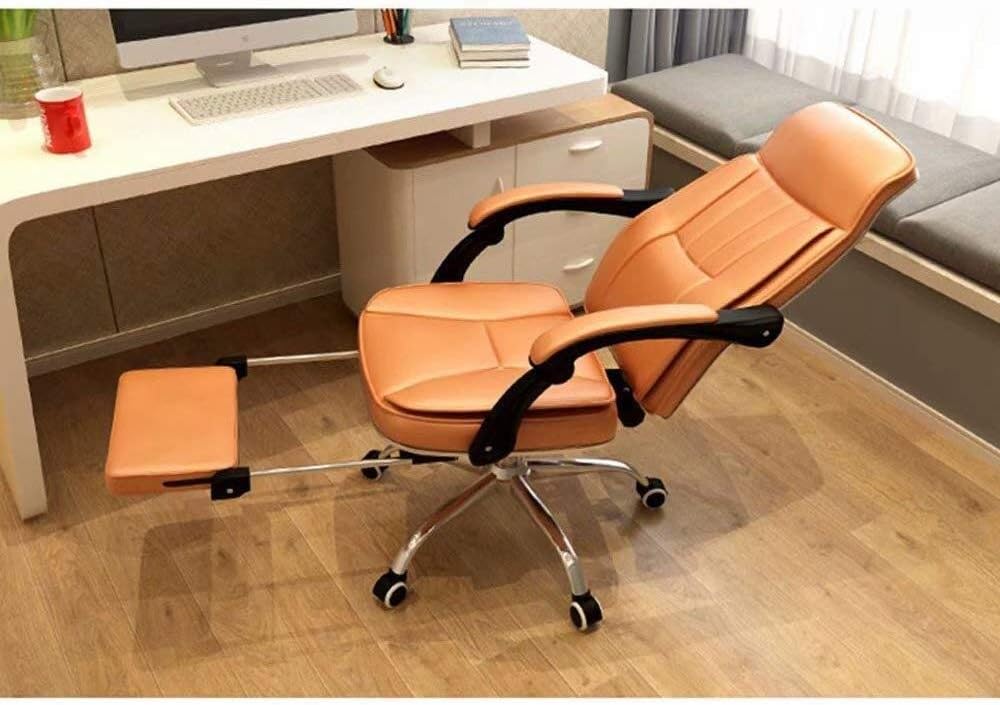 Gaming Chair Racing Recliner Home Modern Boss Chair 360 Degree Swivel Reclining Staff Chair Adjustable Seat Height Managerial Recliner Lever Operator Chairs Office Computer Game Chai