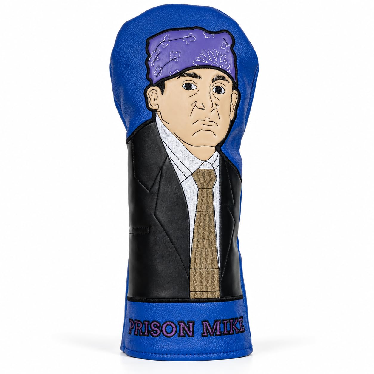 The Office Golf Head Covers, Office Merchandise Golf Club Driver Headcovers, Embroidery Leather Design, Prison Mike Inspired Gifts for Men, Father, Dad, Boyfriend