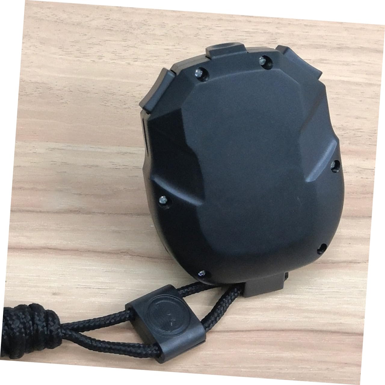 Cronometro Elettronico da Gara 6 Pezzi Nero Abs per Allenamento