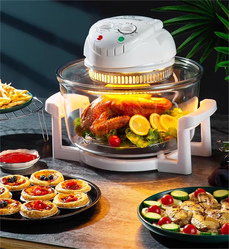 17L Upgrade Glass Air Fryer Roaster