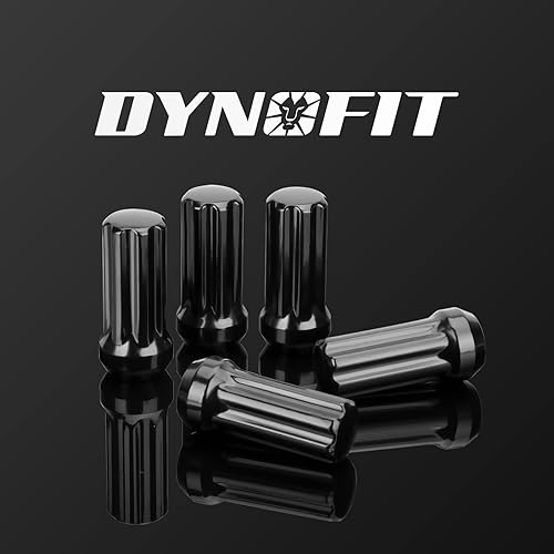 Miniatura 30 de dynofit tuercas de llanta M14 x 1.5 Negro