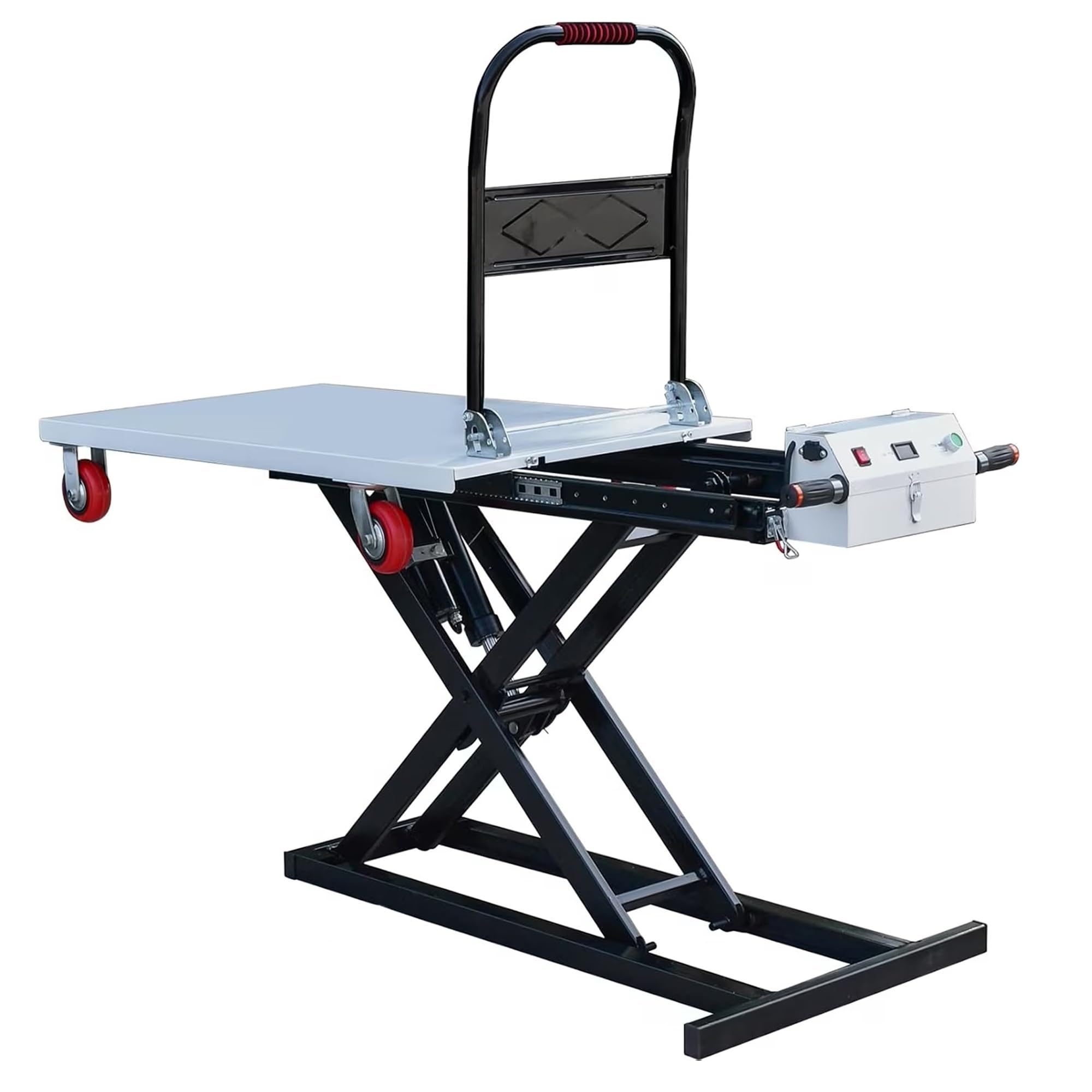 Elektrischer Scherenhubtisch, Klappbarer Materialaufzug Hubhöhe 36 Pulgadas Für Palettenwagen, Materialhandhabung(47.2inX29.5in)