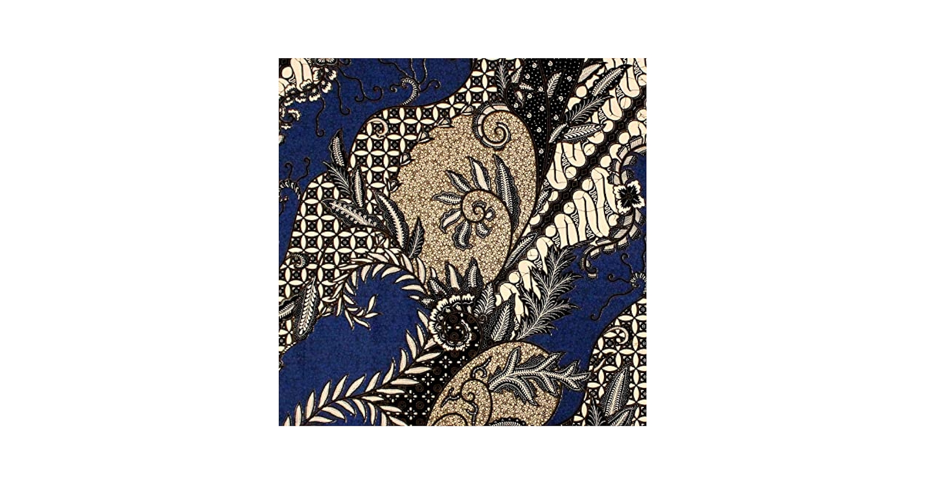 インドネシア　バティック布　本　FLOATING THREADS インドネシア バティック布 本 FLOATING THREADS インドネシア
