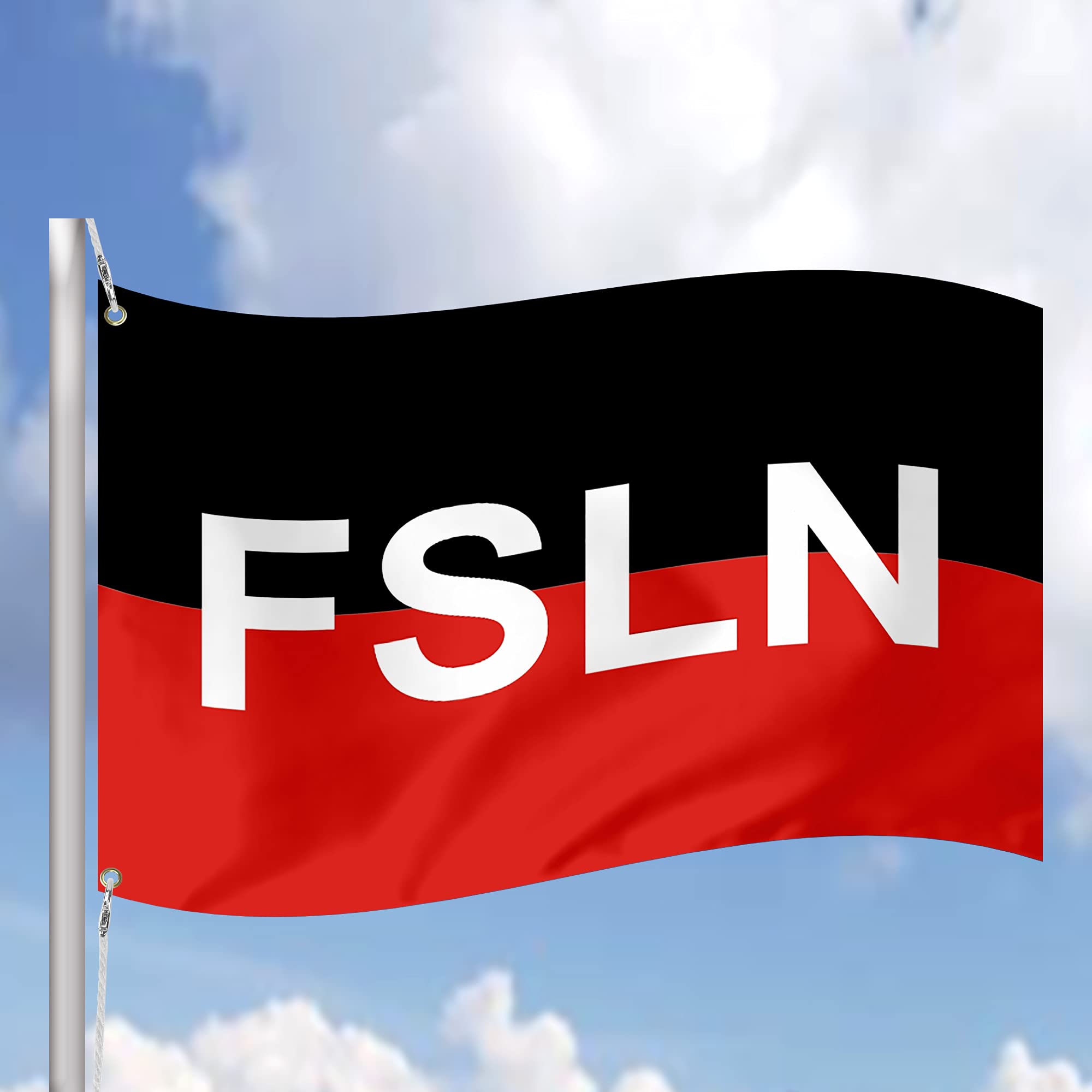 AZ FLAG Nicaragua FSLN Flagge - 90x60cm Sandinista  Produktbild-Vorschau 6