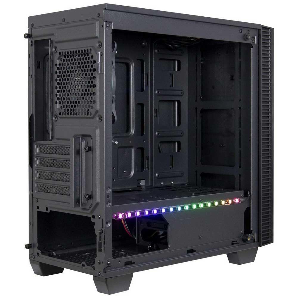 CAJA PC INTER-TECH X-608 INFINITY MICRO TOWER VENTILADOR 1X120MM RGB
