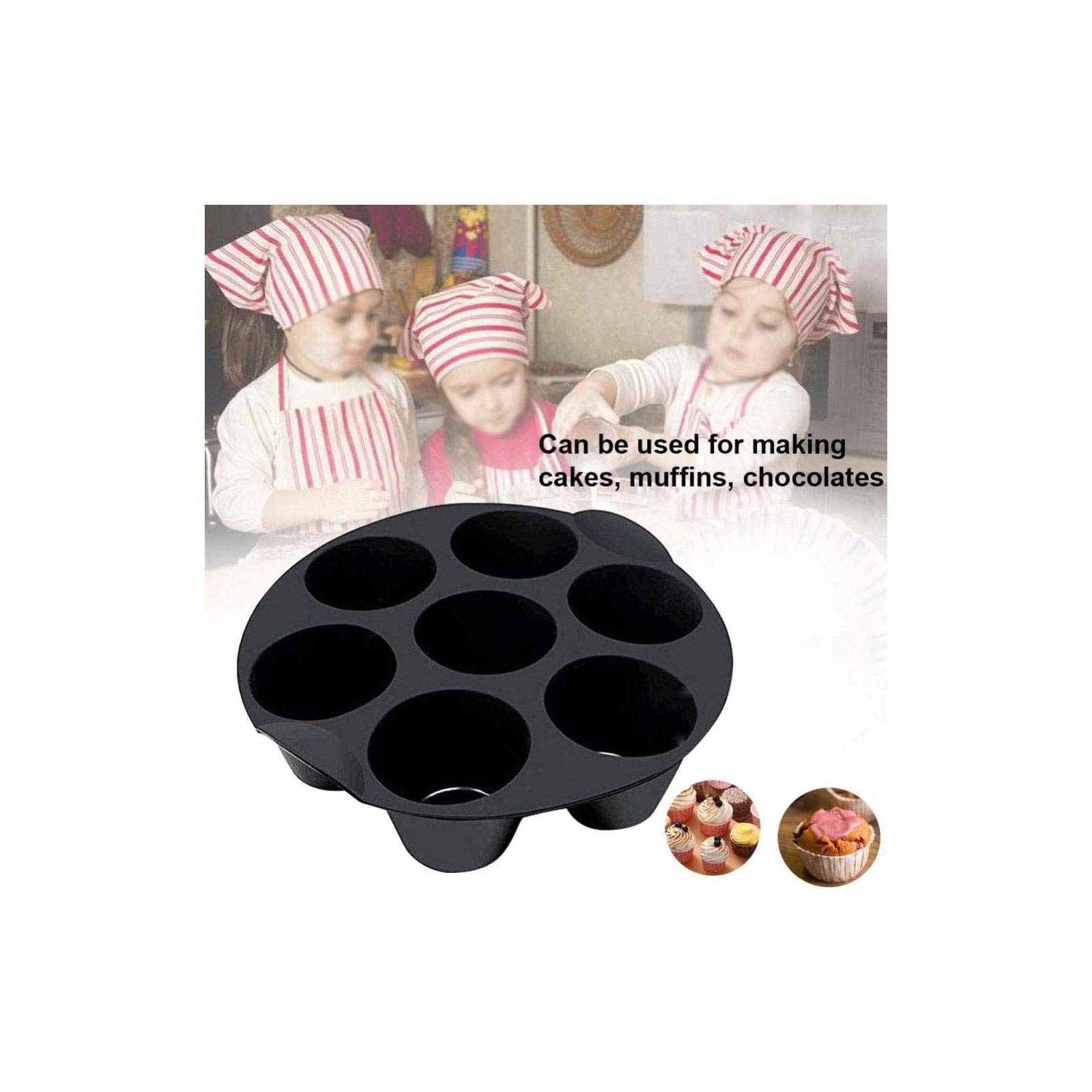 Universal Chocolate Muffin Cake Mold Air Fryer Accessories 18cm or 21cm Air Fryer Silicone