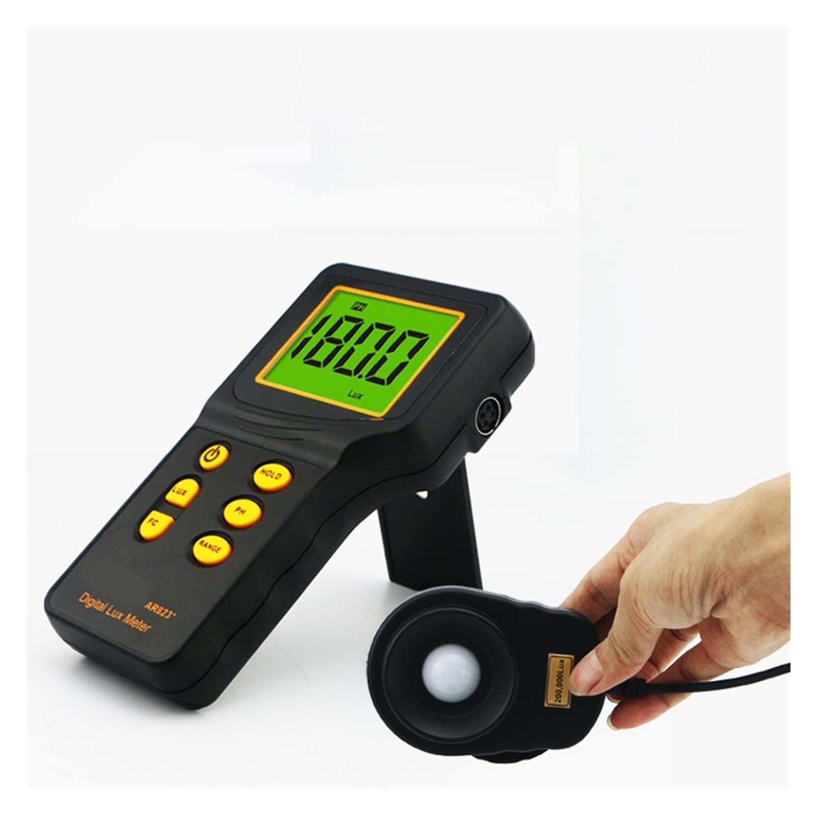 AR823 Detector de brillo de luz de fotómetro de fotómetro de fotómetro de iluminancia dividida(1)