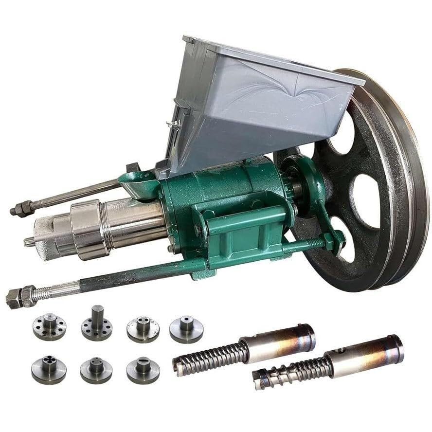 Extrusora de maíz inflado, máquina móvil para alimentos extruidos con 7 moldes, 1400 r/m, máquina de extrusión de arroz y maíz inflado, máquina de bocadillos inflados para el procesamiento de alimen