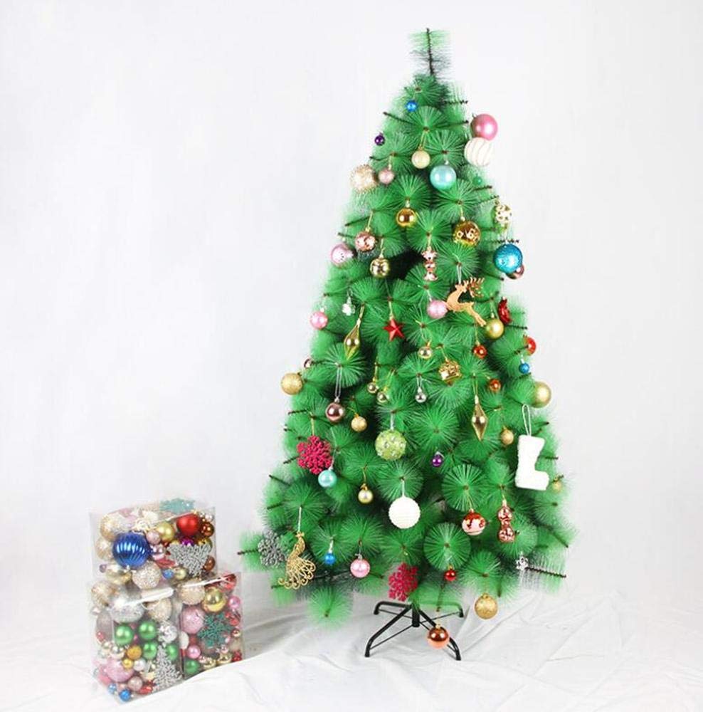 Palline di Natale in plastica da appendere, palline colorate, infrangibili, per decorazioni per feste di nozze, 60-70 pezzi