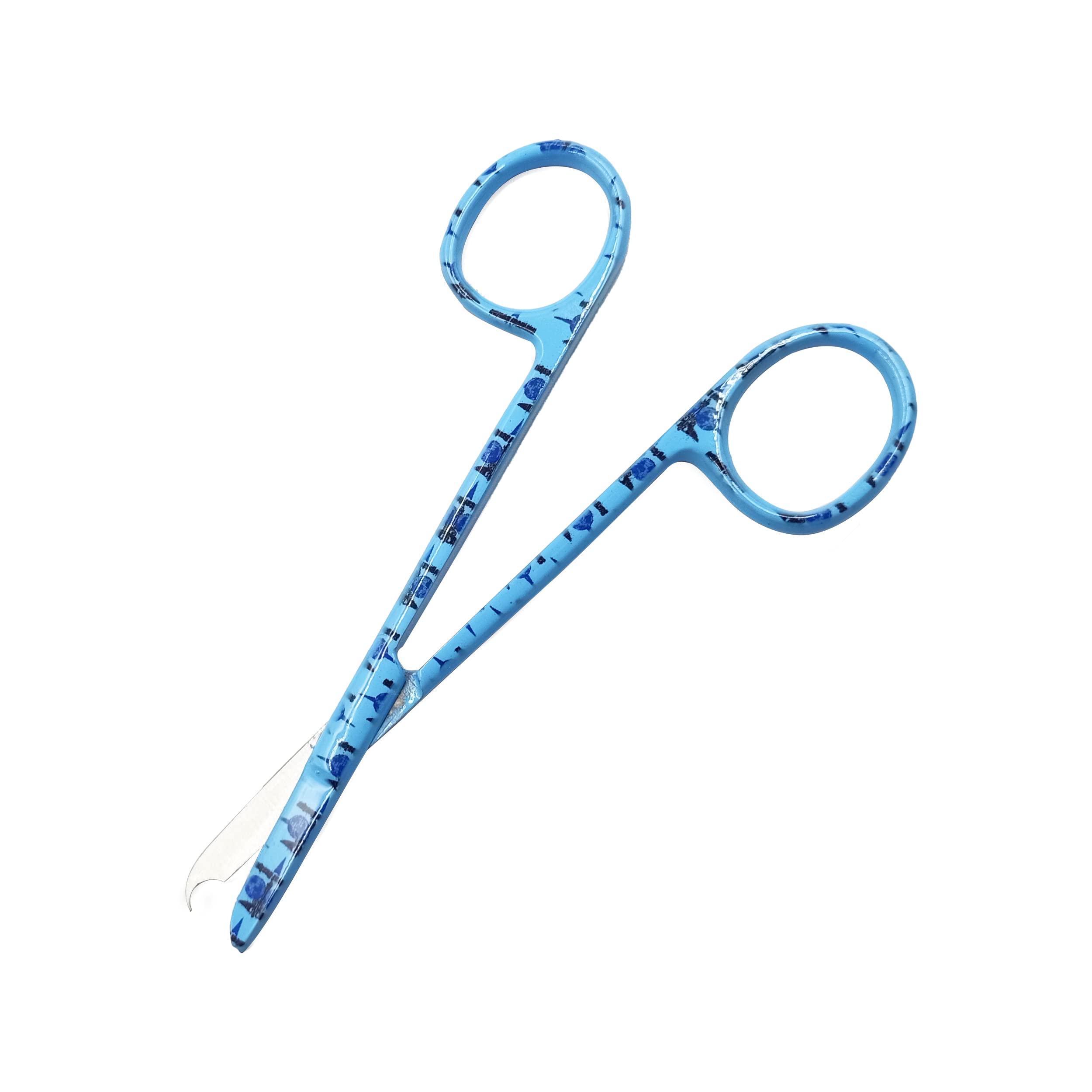 Cynamed Suture Stitch Scissors 4.5" with Crescent Delicate Hook- Perfect for Suture Removal, First Aid, EMS Training and More Premium Quality Instrument- Stainless Steel (Zebra, Pink) — Amazon image 8