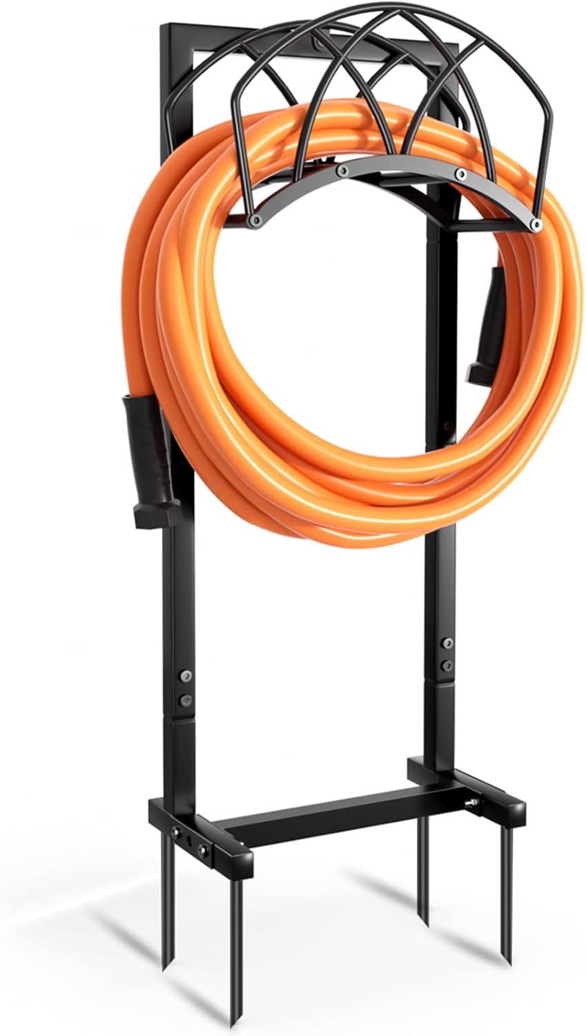 GREENER Garden Hose Holder GREENER Freestanding Heavy Duty Water Hose Holder