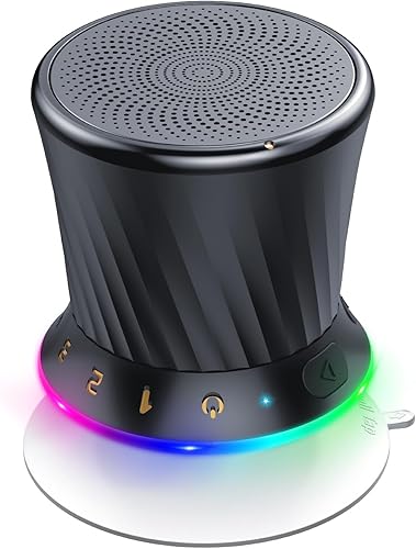 Altavoz de ducha Bluetooth, radio de ducha de 360 HD, sonido envolvente, altavoz Bluetooth portátil con ventosa y micrófono para