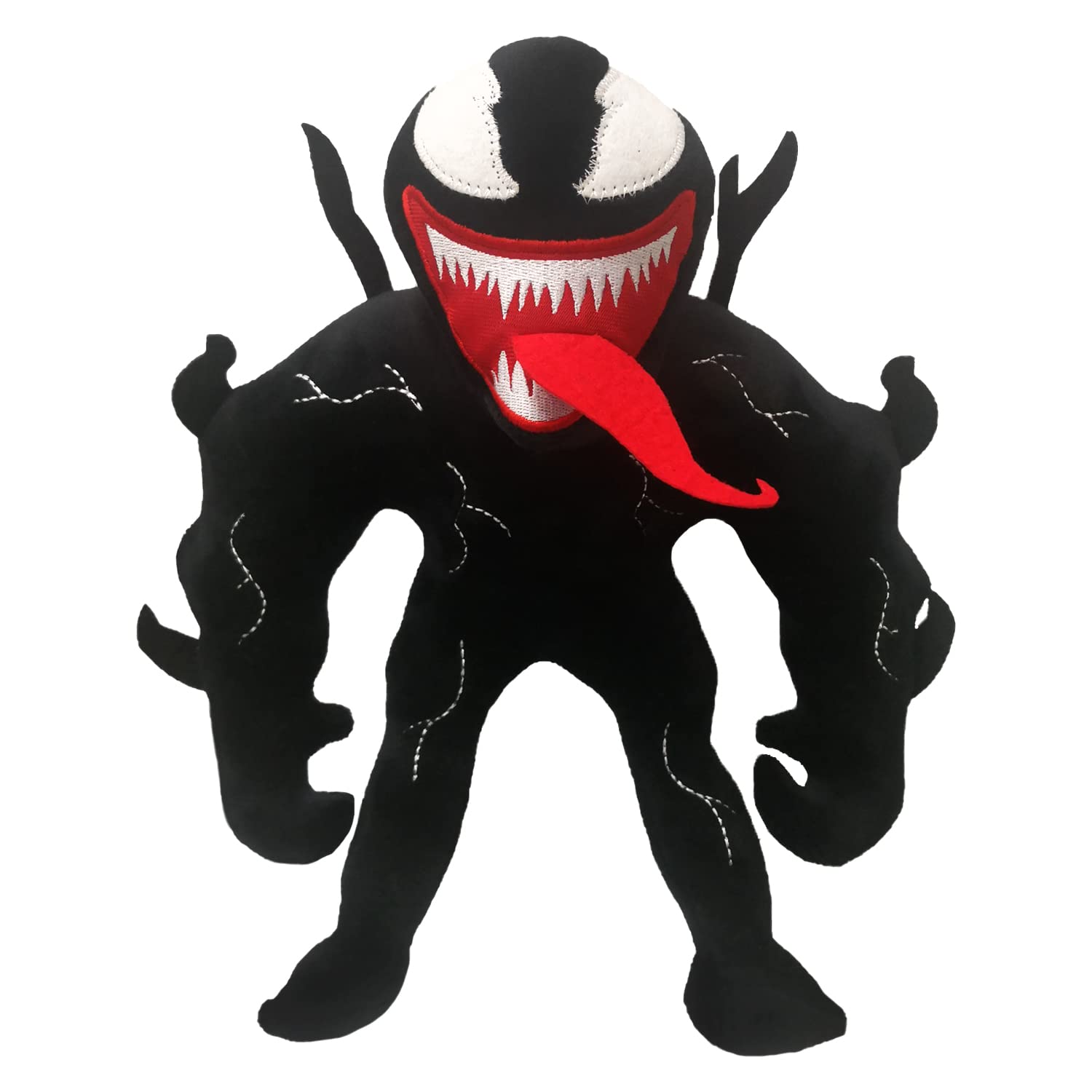 Cartoon Black Venom Plush 11 Inch Black Horror Plush Doll