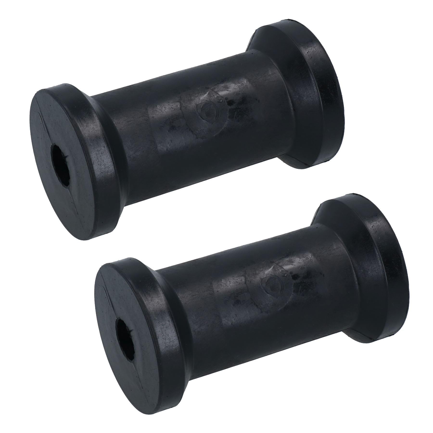 AB Tools Boat/Jetski/Dinghy Trailer Keel Flat Rollers Rubber 127mm 19mm Bore 2 Pack