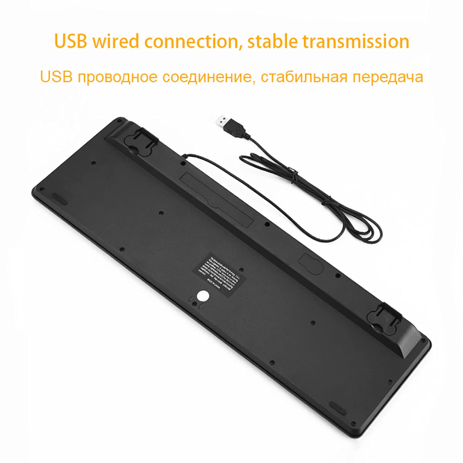 Amazon | 英語/ロシア語レイアウトキーボード、108キーのロシアの練習
