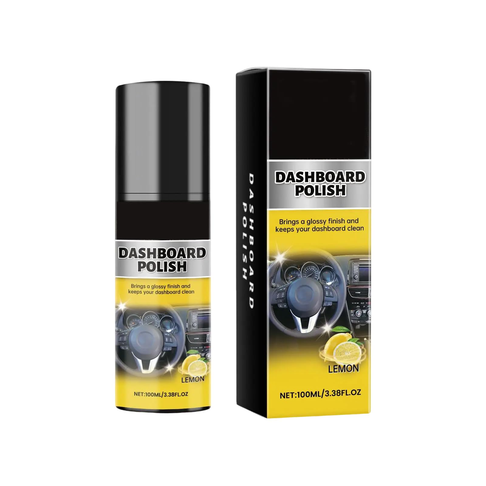 Interior Polish Detailers Dashboard Polishing Cleaner 100ml Car Interior Detailing Cleaner Multipurpose Dashboard Polish