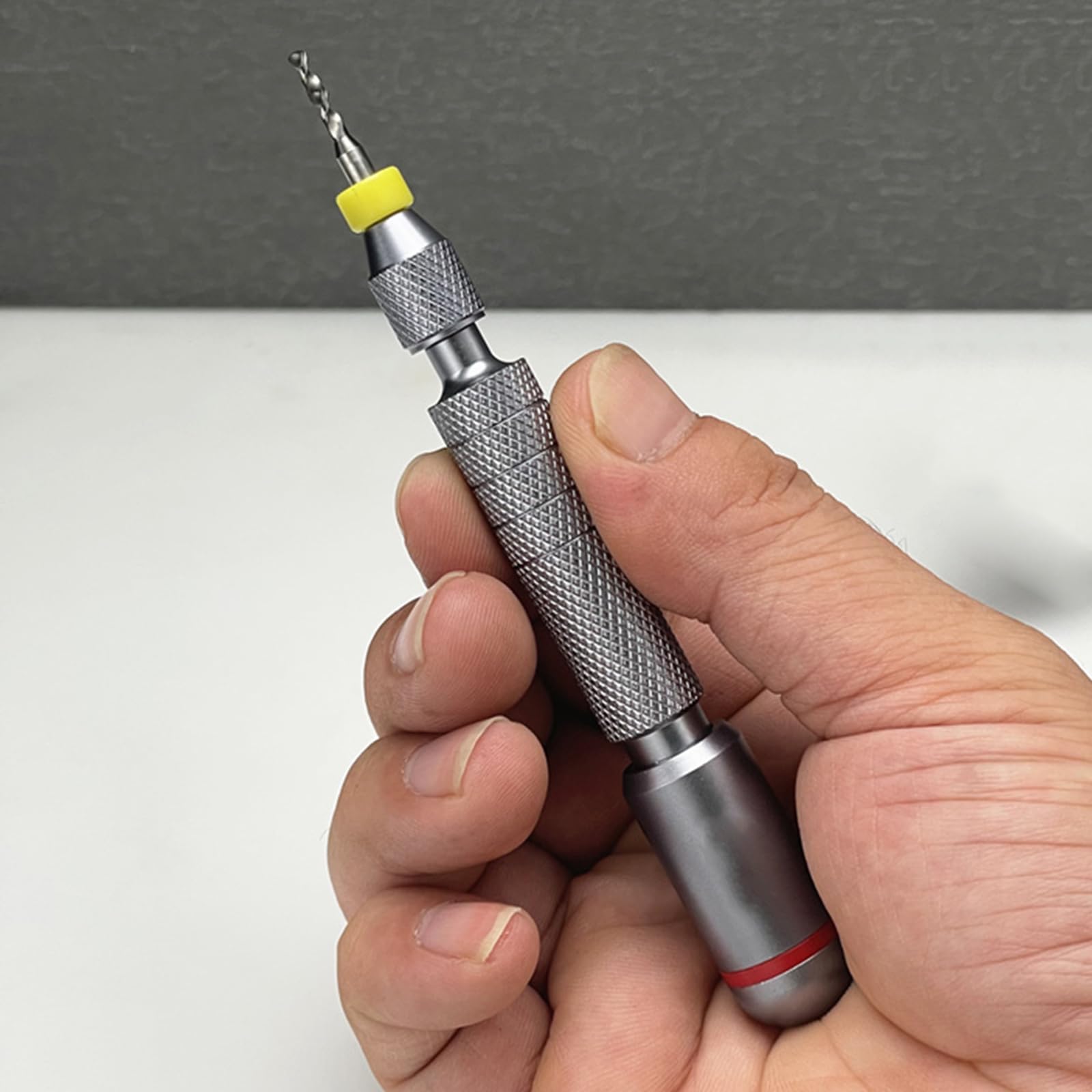 Jewelry Making Tool Drill Bit Set Jewelry Tools Aluminum Double Bearing Decompress Hand Drill Making