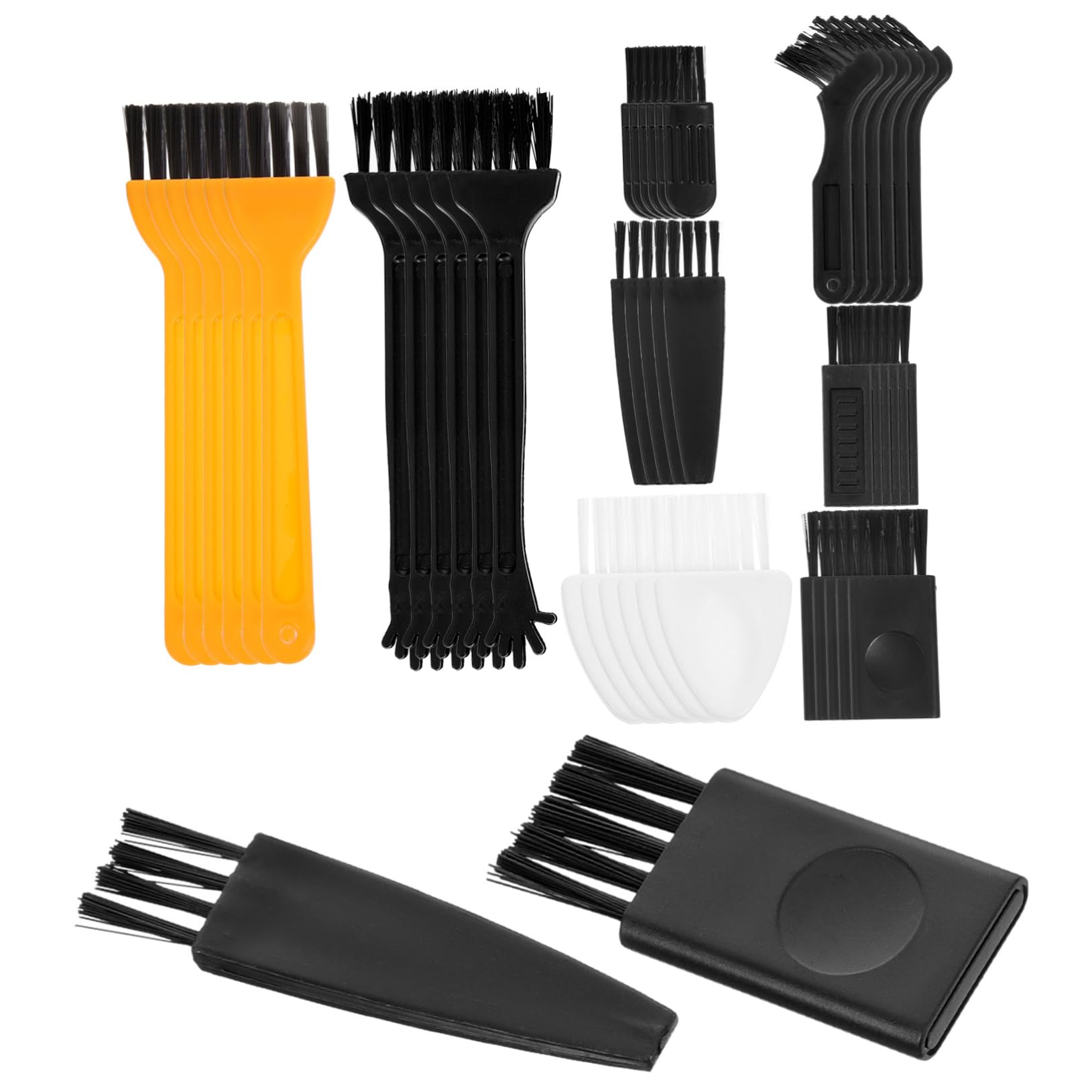 Beatifufu Mini Clipper Brush Cleaner 48 Pieces Set Electric Shaver Brush for Keyboard Cleaning