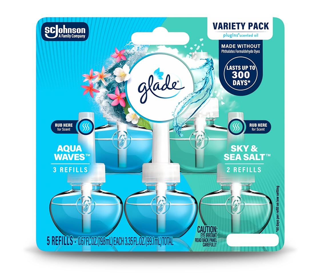 Glade PlugIns Aqua Waves and Sky and Sea Salt
