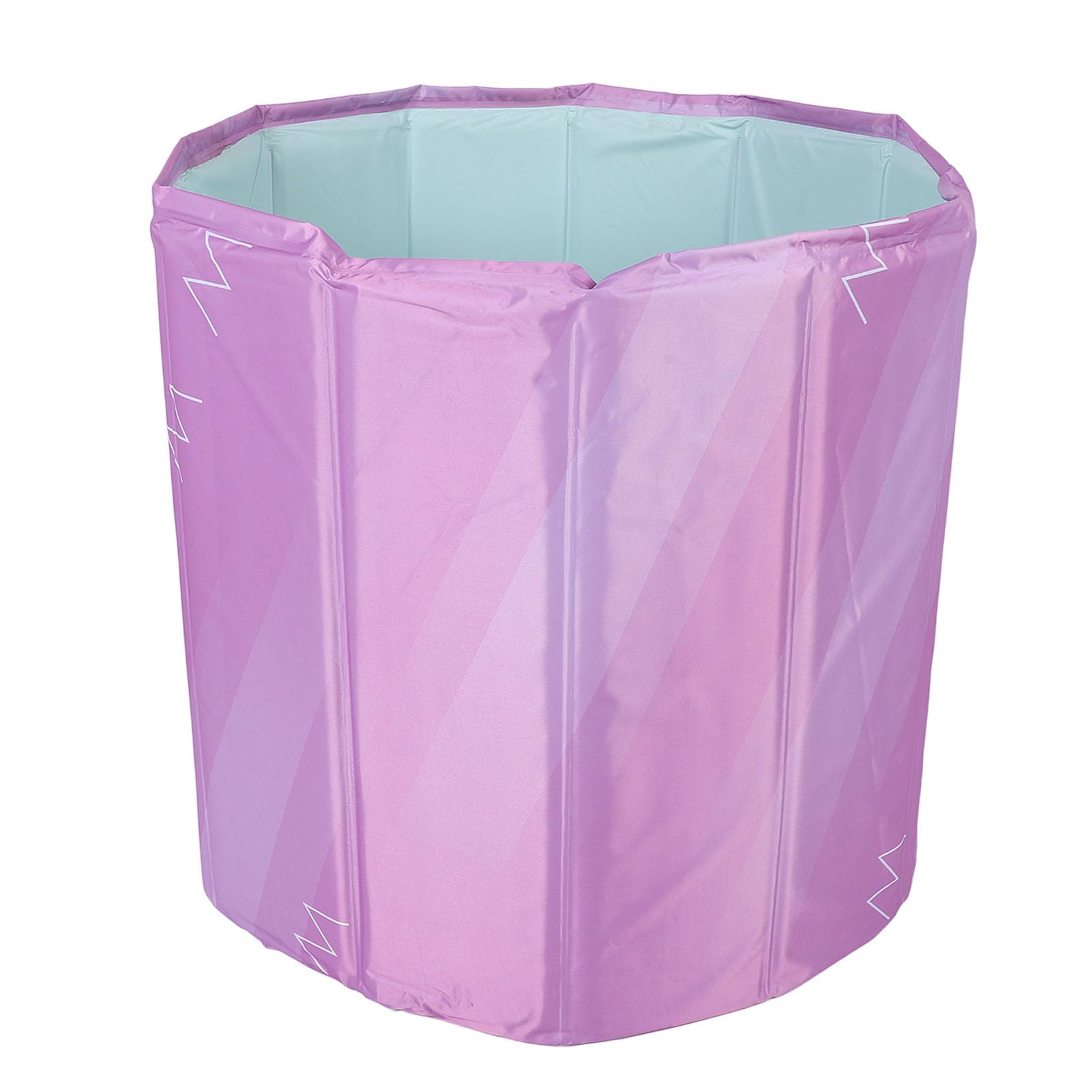 Składana Wanna z gorącą wodą Przenośna dla Sportowców 7 Warstw Izolacyjnych Wanna do Zimnego Zanurzenia dla Domu Sporty na świeżym Powietrzu Tkanina z Siatki PVC (70cm)