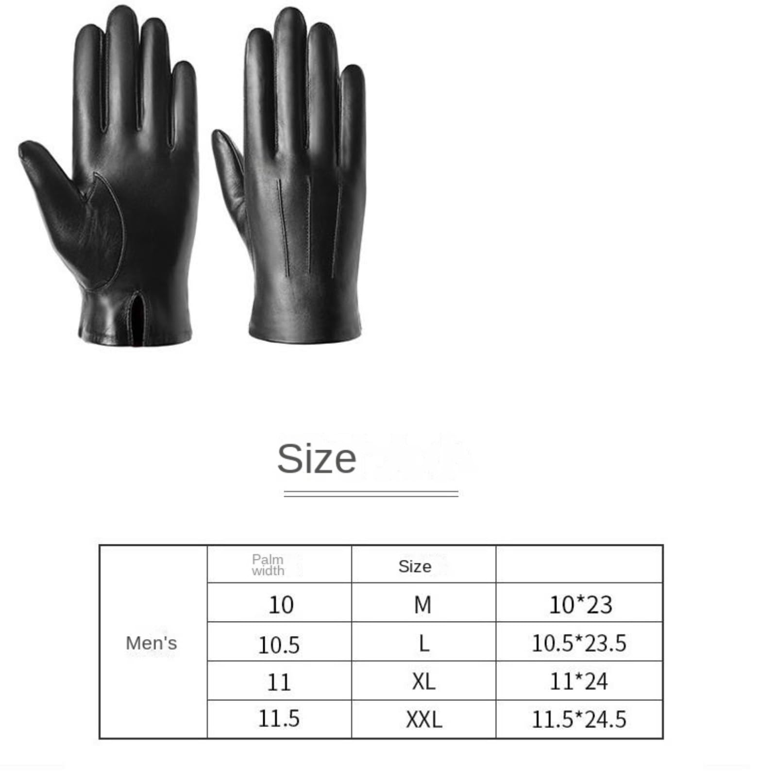 RUVOO Guanti Invernali Uomo Donna, Guanti In Pelle Da Guida E Da Ciclismo Da Uomo Guanti In Pelle Touch Screen Antivento E Caldi Guanti Invernali