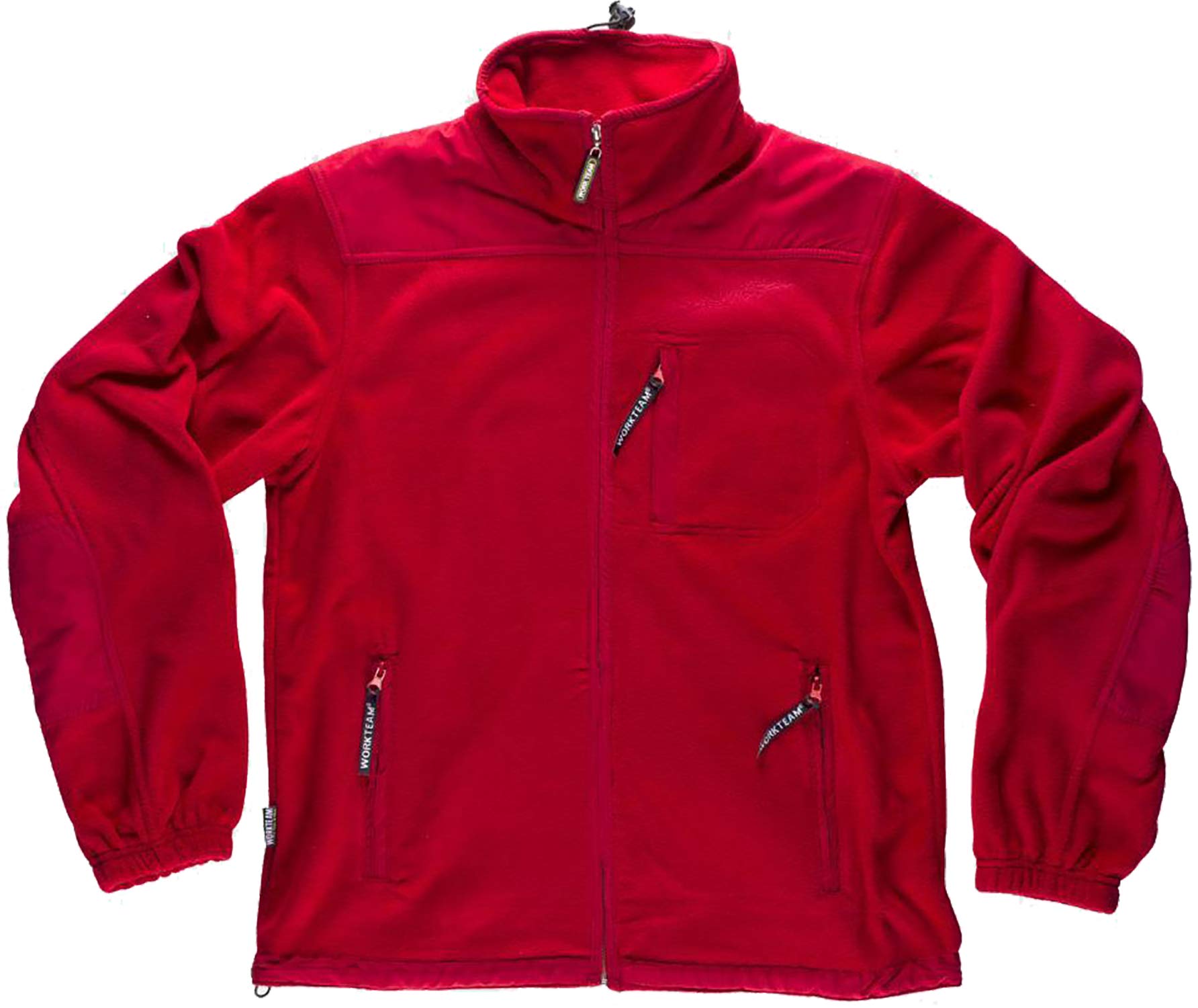 WORKTEAM Chaqueta Polar Hombre Cuello Alto Cremalleras Coderas Reforzadas
