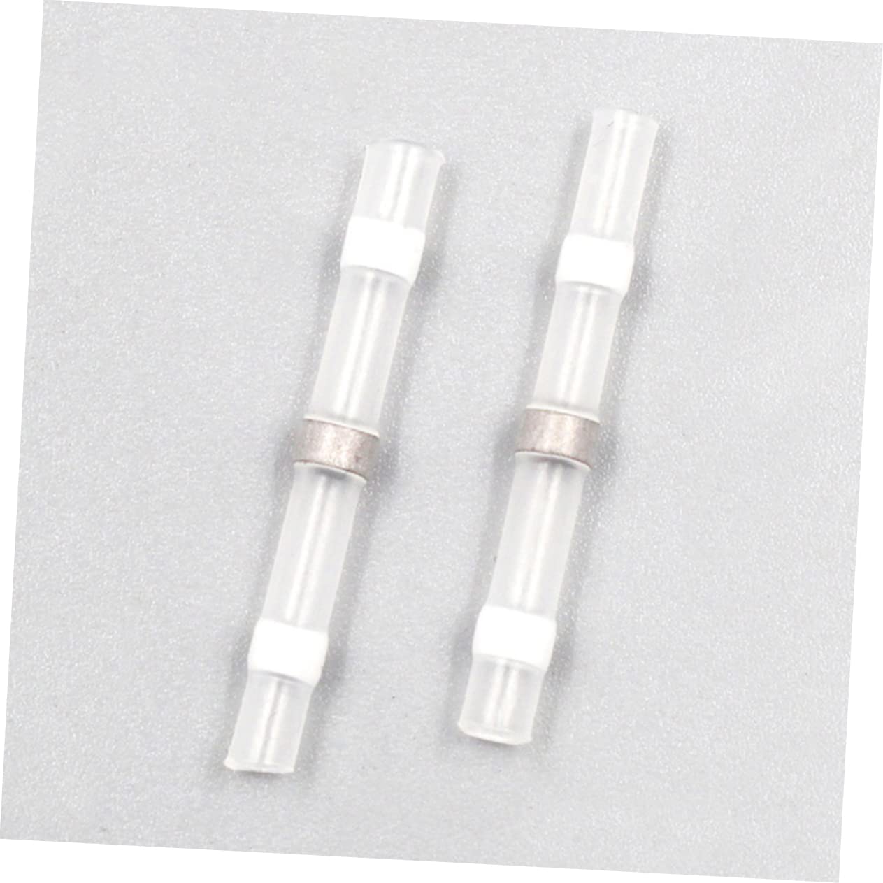 TIDTALEO 200Pcs Seal Connectors Heat Shrink Butt Connector Sleeve for Insulated Electrical Connections Pe Material for Vehicle and Home Wiring