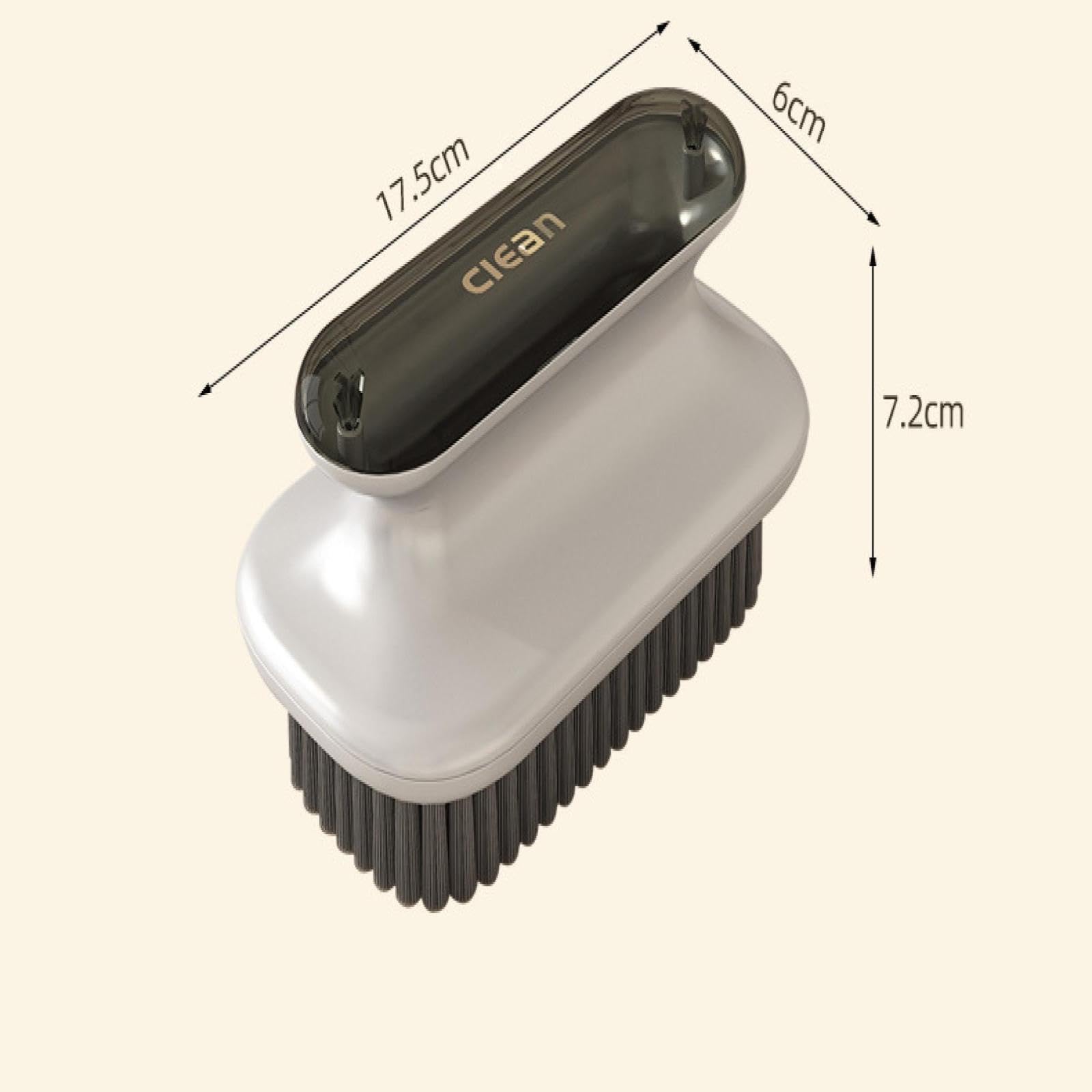 2 cepillos de limpieza para el hogar, cepillo multiusos de cerdas suaves, cepillo removedor de manchas de zapatos, juego de suministros de limpieza, cepillo para ropa, suelo de alfombra