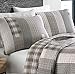 Eddie Bauer - King Quilt Set, Cotton Reversible Bedding with Matching Shams, Home Decor for All Seasons (Fairview Grey, King)