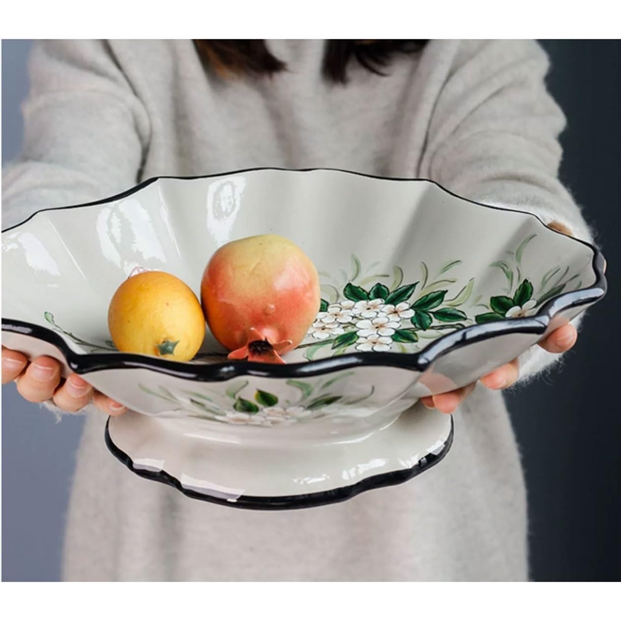 Ceramiczne miski na owoce, talerze deserowe, tace na owoce, kosze na owoce, talerze na słodycze, patery na owoce, talerze na chleb do hoteli, biur, salonów(