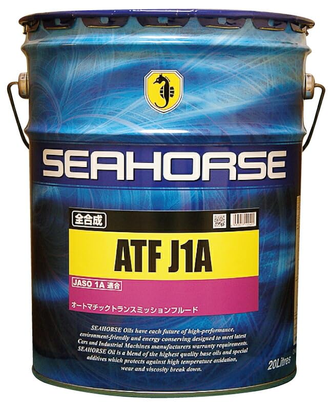 マ*ノ様 SEAHORSE ATF J1A 20L 全合成 オートマオイル　AT Amazon.co.jp: SEAHORSE ATF J1A 0060720 駆動系オイル JASO 1A 適合
