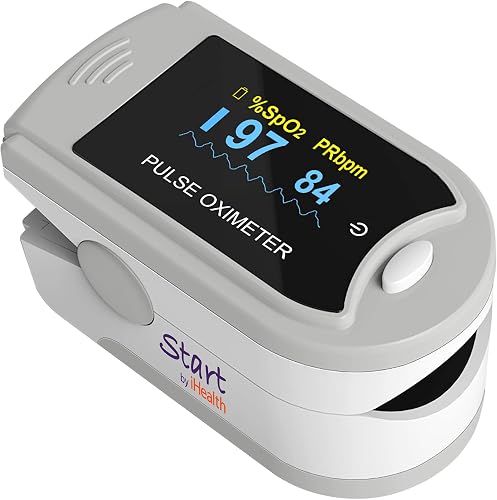 iHealth Oxymètre de Pouls PO2, Blanc 