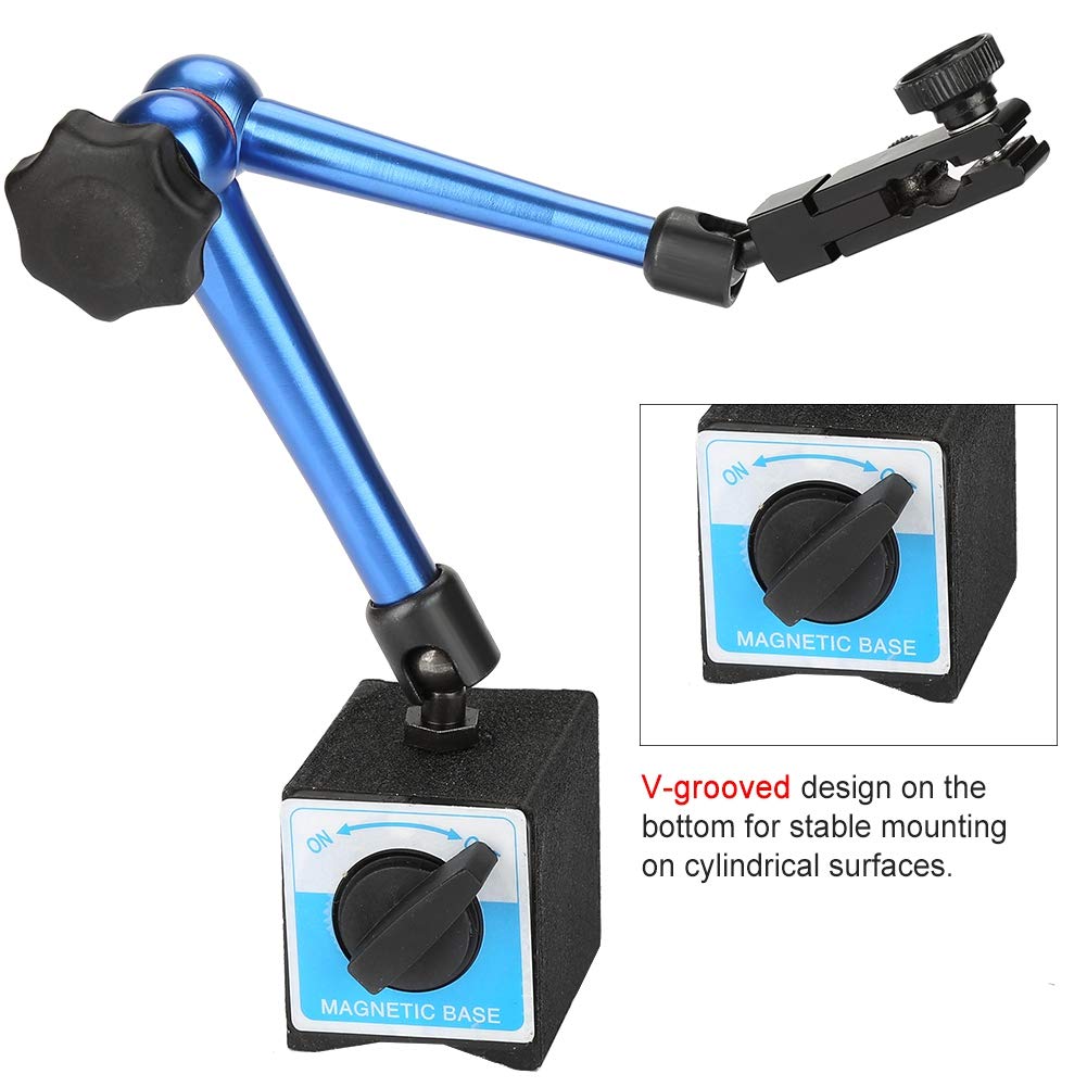 Yinhing Medidor magnético, soporte magnético Soporte flexible de precisión para relojes comparadores