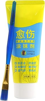 Tree Pruning Sealer, Tree Wound Bonsai Cut Paste Smear Agent Pruning Compound Sealer with Brush Top Applicator 1pcs