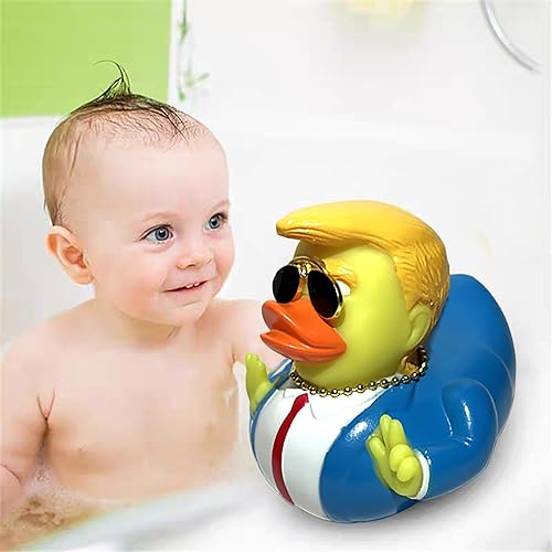 Miniatura 4 de Jeeps Duck Trump 2024 patitos de goma para baño de bebé Juguete de baño Trump Collection Decoración de coche para niños