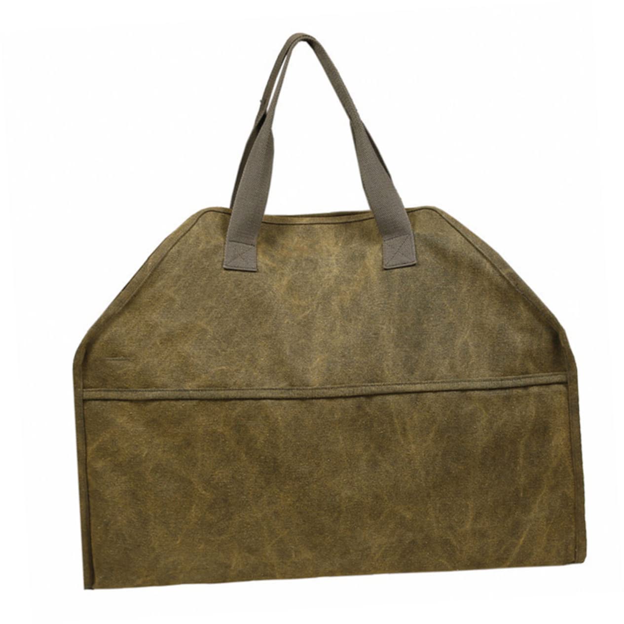 KOMBIUDA Borsa in Tela 16 Ann Canvas per Legna da Ardere Resistente e Pratica Design Semplice, per Campeggio e Lavori Domestici