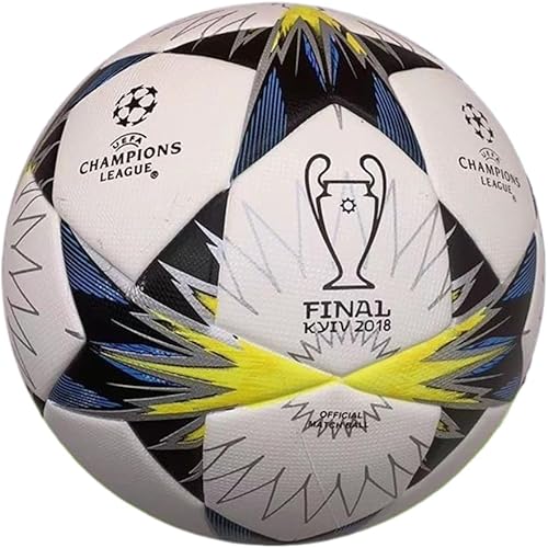 Miniatura 17 de Balón de fútbol de la liga Dorhob tamaño 5 y tamaño 4, balón de partido enlazado térmicamente con costuras sin costuras - Cuero PU profesional de