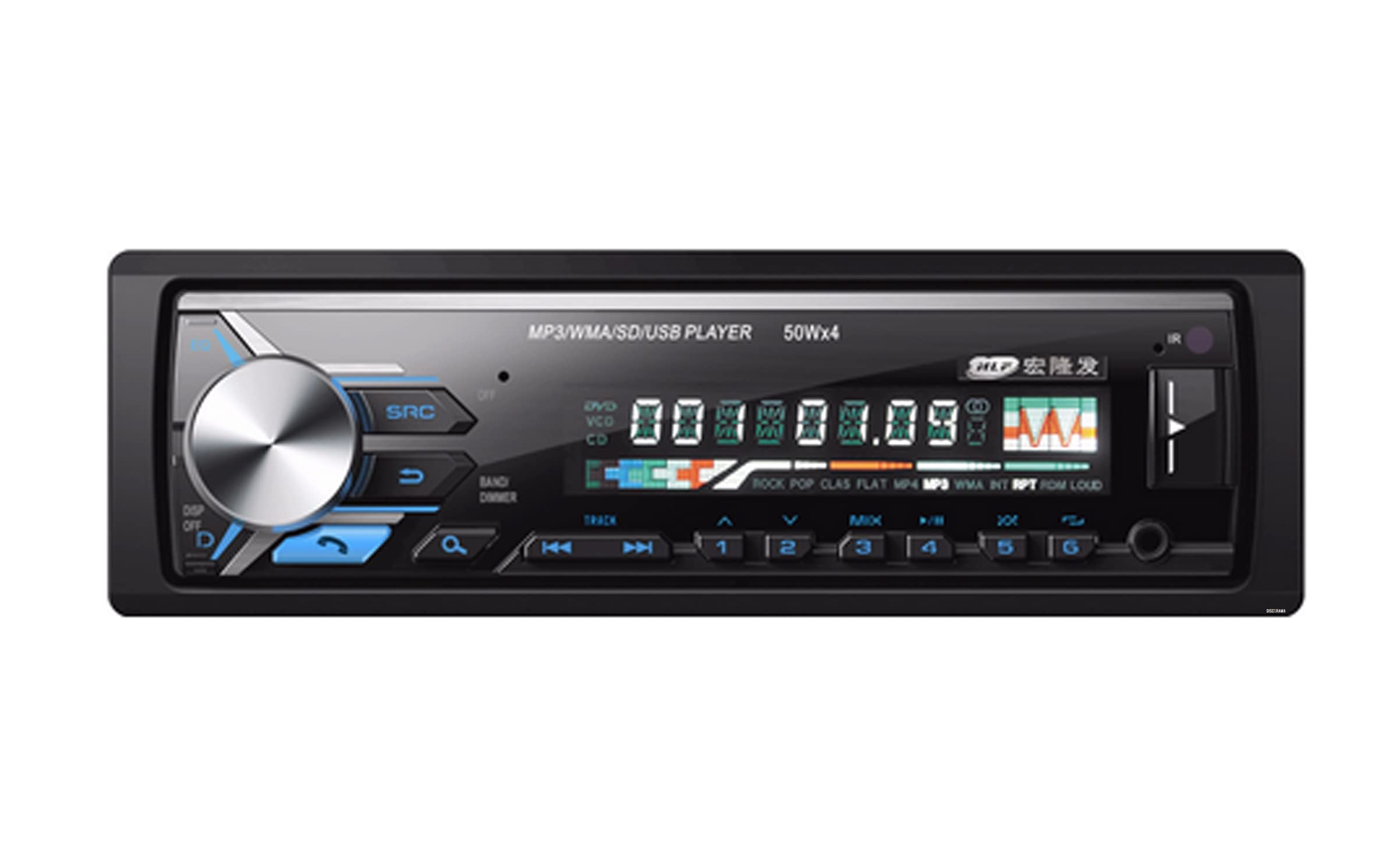 STEREO AUTO 1 DIN, AUTORADIO BLUETOOTH FRONTALINO ESTRAIBILE UNIVERSALE CON TELECOMANDO, AUTO RADIO 60W X 4 FM MP3 PLAYER USB SD AUX - DISCORAMA®