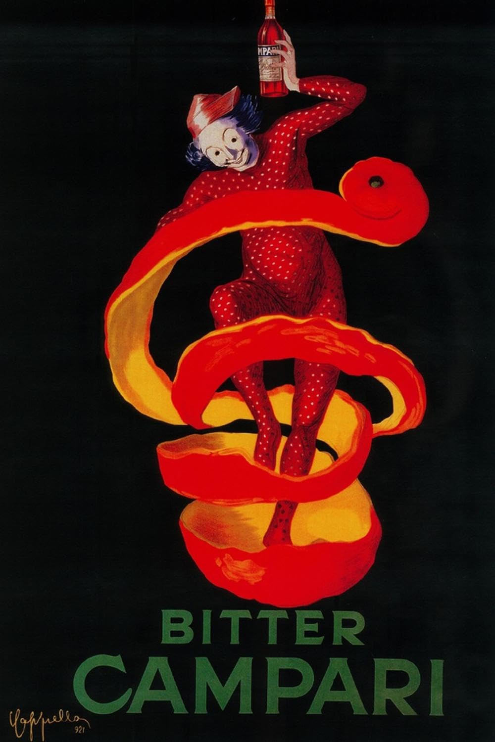 Amazon.com: ART.COM Wall Art Print Bitter Campari Vintage Poster
