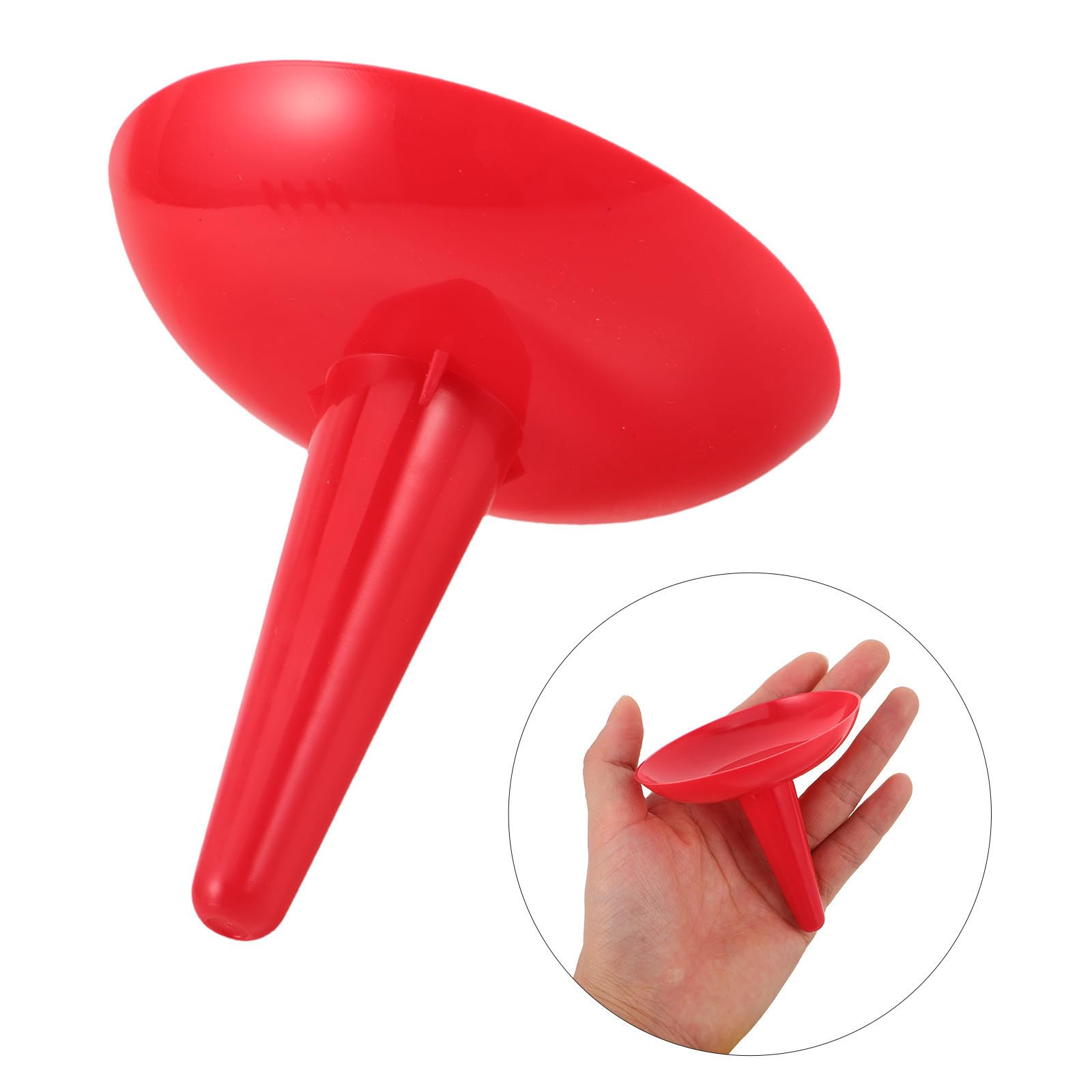 Candelabro de Plástico Rojo 50 Piezas Reutilizable para Velas Cónicas