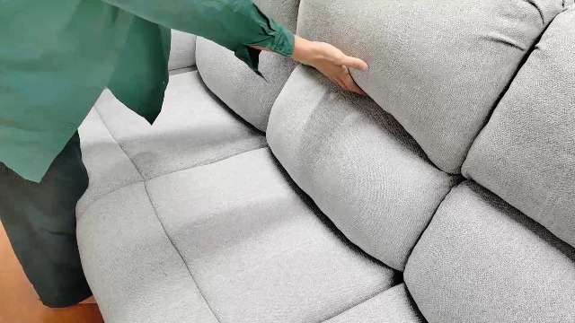 Sillón reclinable manual moderno gris miniatura 7