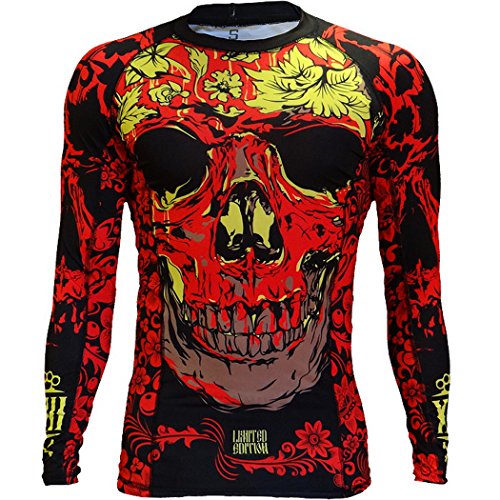 Rashguard Skull Folk XXXL parfait pour vos séances intenses de BJJ et MMA