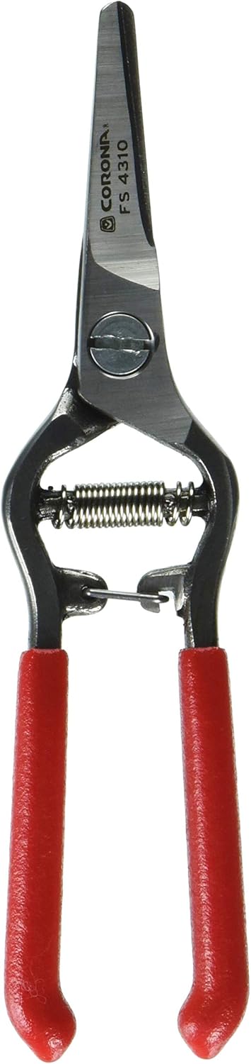 Corona FS 4310 Bonsai & Orchids Mini Shear with Vinyl Coated Steel Handles, 1-1/4-Inch