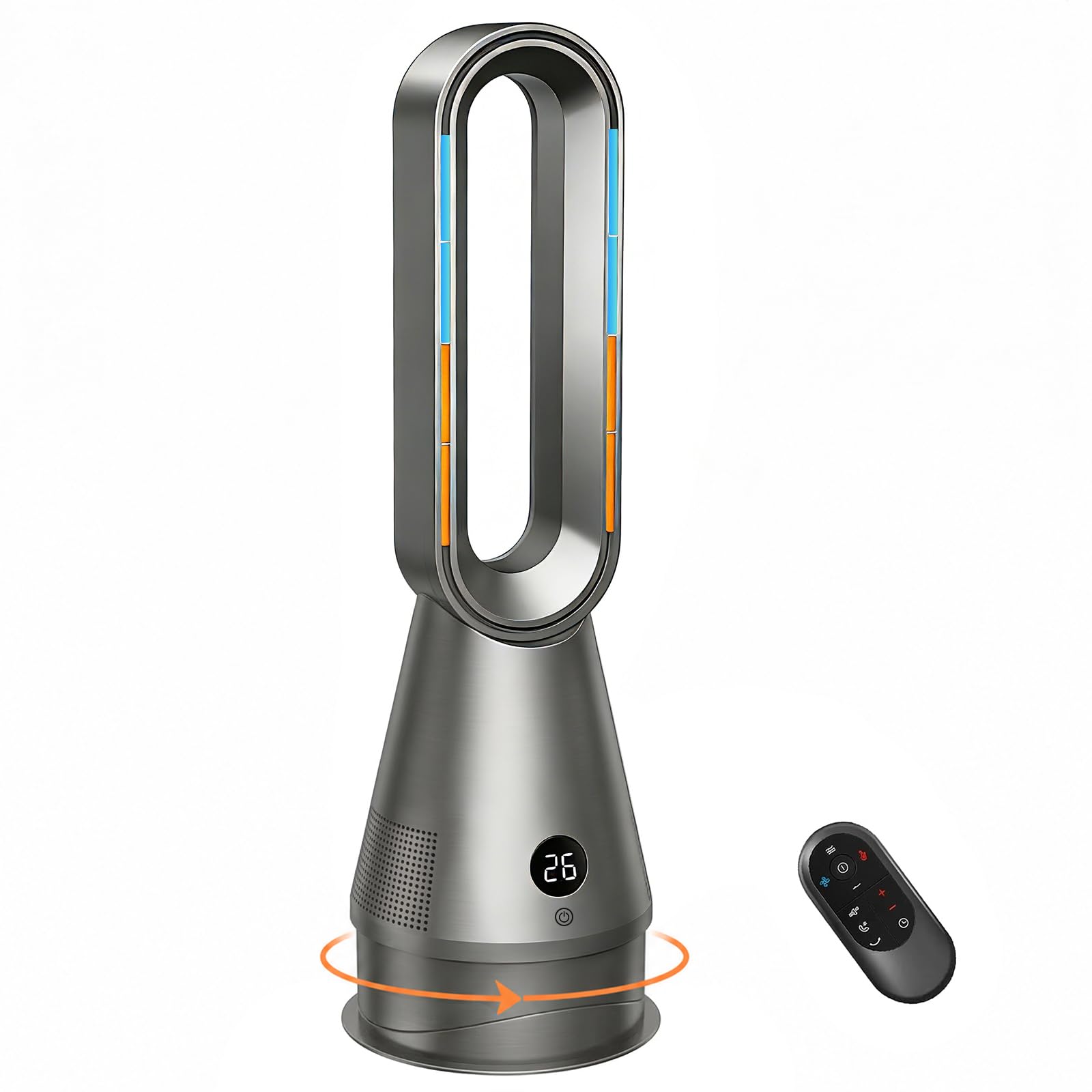 Amazon | セラミックヒーター【冷暖兼用・30°上下手動調整&80°左右首